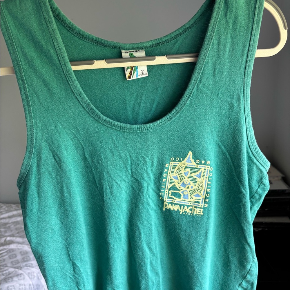 Green Panajachel Tank Top